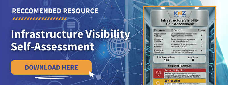 Infrastructure Visibility Self-Assessment recommended resource