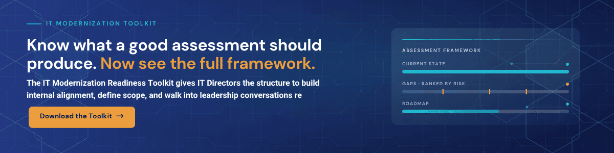 What a Good Modernization Assessment Actually Delivers